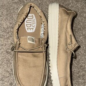 Hey Dude Kids Shoes in Tan